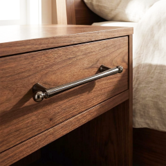 Klas 224 mm Füme Zamak Kulp Dolap Çekmece Vestiyer Kulbu