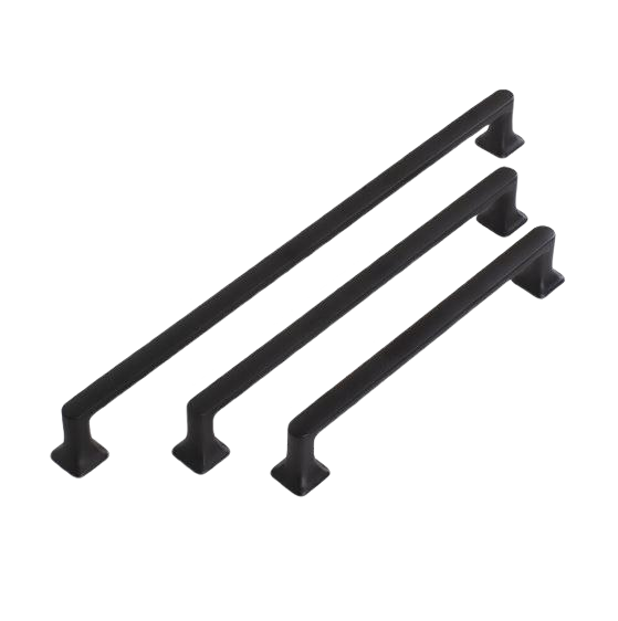 Panço 128 mm Mat Siyah Zamak Kulp Dolap Kulbu
