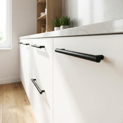 LINDSEY III Kulp mat siyah 160mm