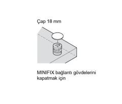 Vida kapagi beyaz 14mm delik için