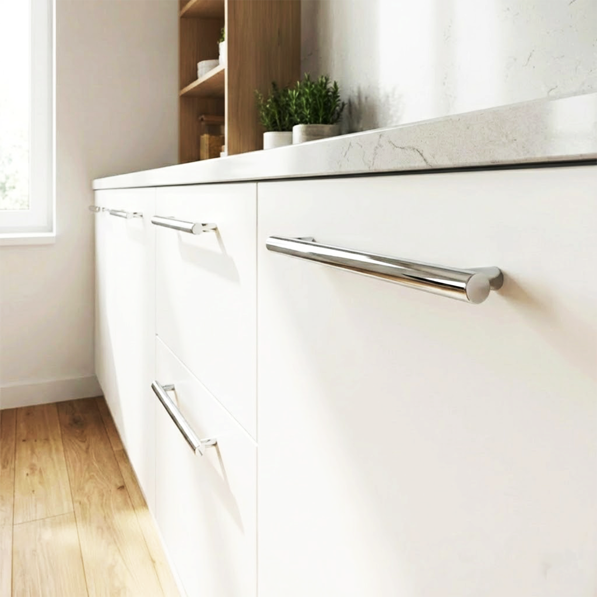 LINDSEY III Kulp paslanmaz çelik renkli 224mm