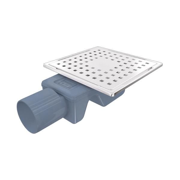 WASH Yer süzgeci,Ø50,150x150,p.krom