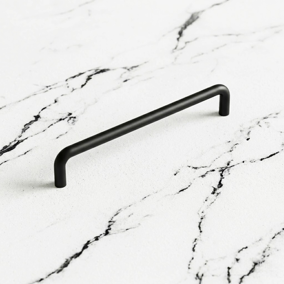 RYAN III Kulp mat siyah 128mm