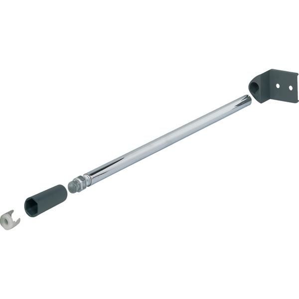 Çubuk bordür,RAL9006 gri,400mm