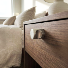 GRIMALDO II Düğme kulp paslanmaz çelik renkli Ø12mm