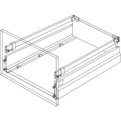 Dikdörtgen bordür seti, gri, 550mm