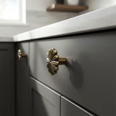 LILY Dügme Kulp antik bronz