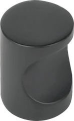 GRIMALDO II Düğme kulp mat siyah Ø20mm