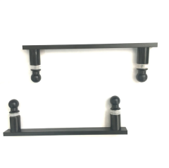 Alüminyum Siyah Kare Kulp