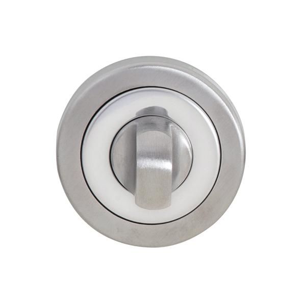 Rozet (wc) yuvarlak p.çelik mat/parlak