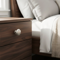 CLAUS II Düğme kulp paslanmaz çelik renkli Ø19mm