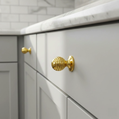 GAIN MK Dügme kulp parlak altin Ø25mm