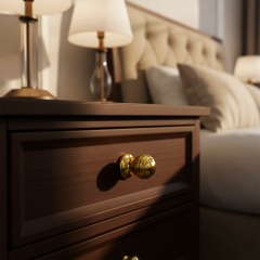 GAIN MK Dügme kulp parlak altin Ø25mm