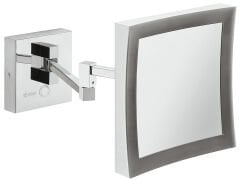 ORVA Işıklı makyaj aynası, parlak krom