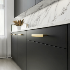 H2380 Kulp mat altın 160mm