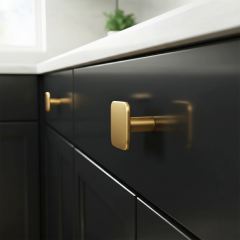 H2385 Düğme kulp mat altın