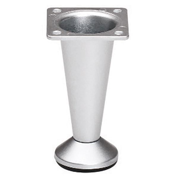 HELEN Mobilya ayagi konik mat krom 80mm