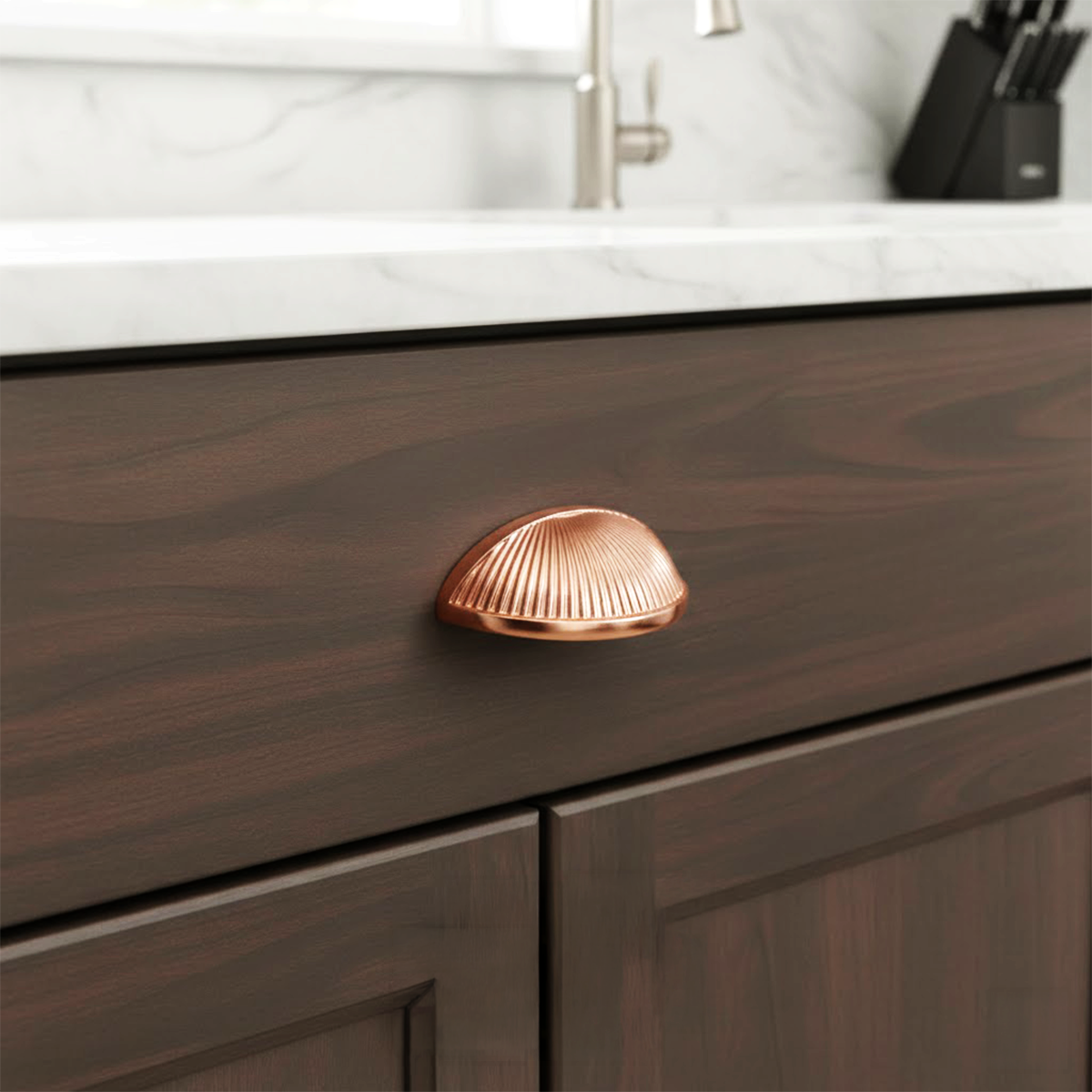 GAIN MK Kabuk kulp parlak rose 64mm