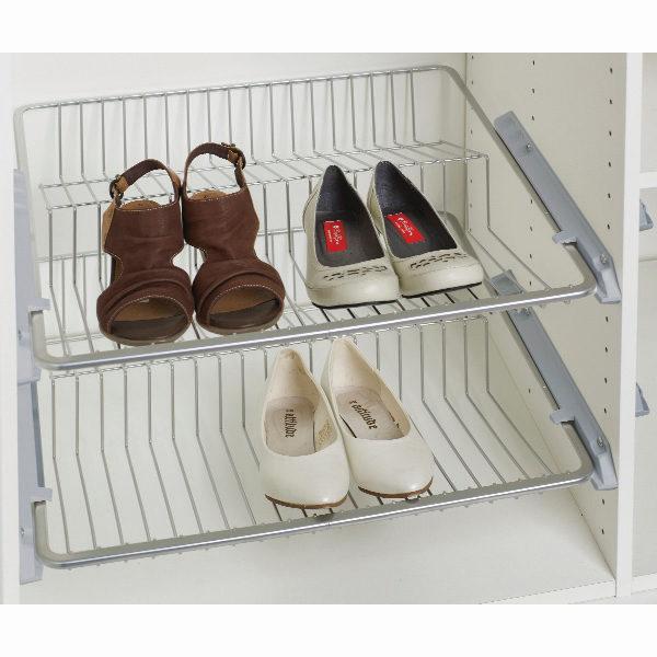 TELLES Ayakkabilik gümüs 536x503x100mm