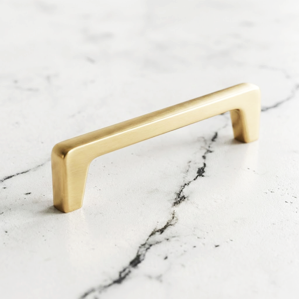 H2330 Kulp, mat altın 128mm