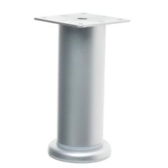 LEA Ayak yuvarlak mat krom 42x100mm