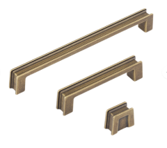 Çebi A1140.MP10 96mm Antik Pirinç Mobilya Dolap Kulbu