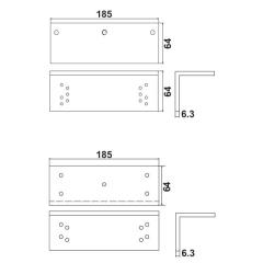 LZ Kösebent 500 kg e.manyetik kilit için
