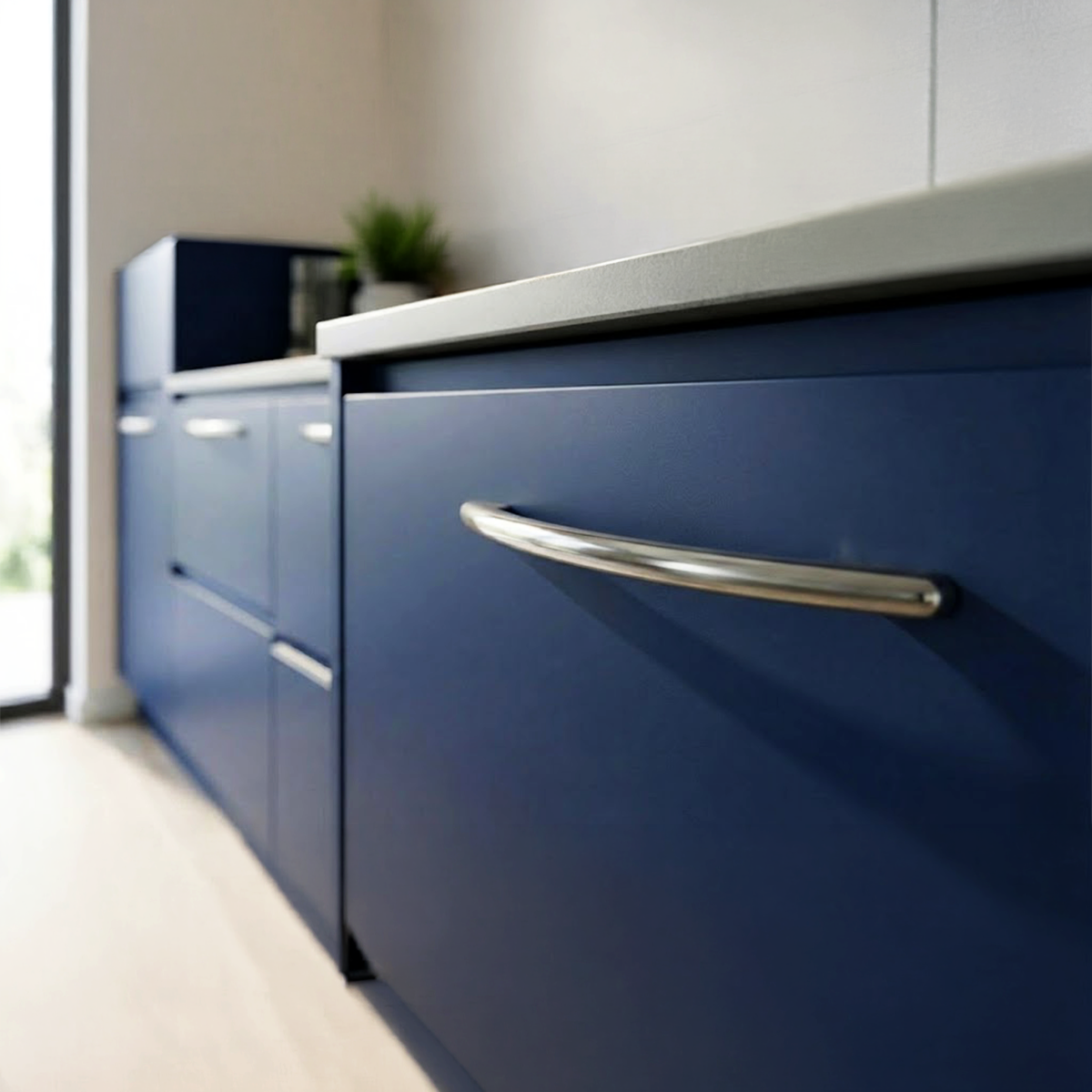 RUNE II Kulp paslanmaz çelik renkli 192mm