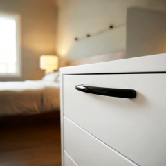 RUNE II Kulp mat siyah 128mm