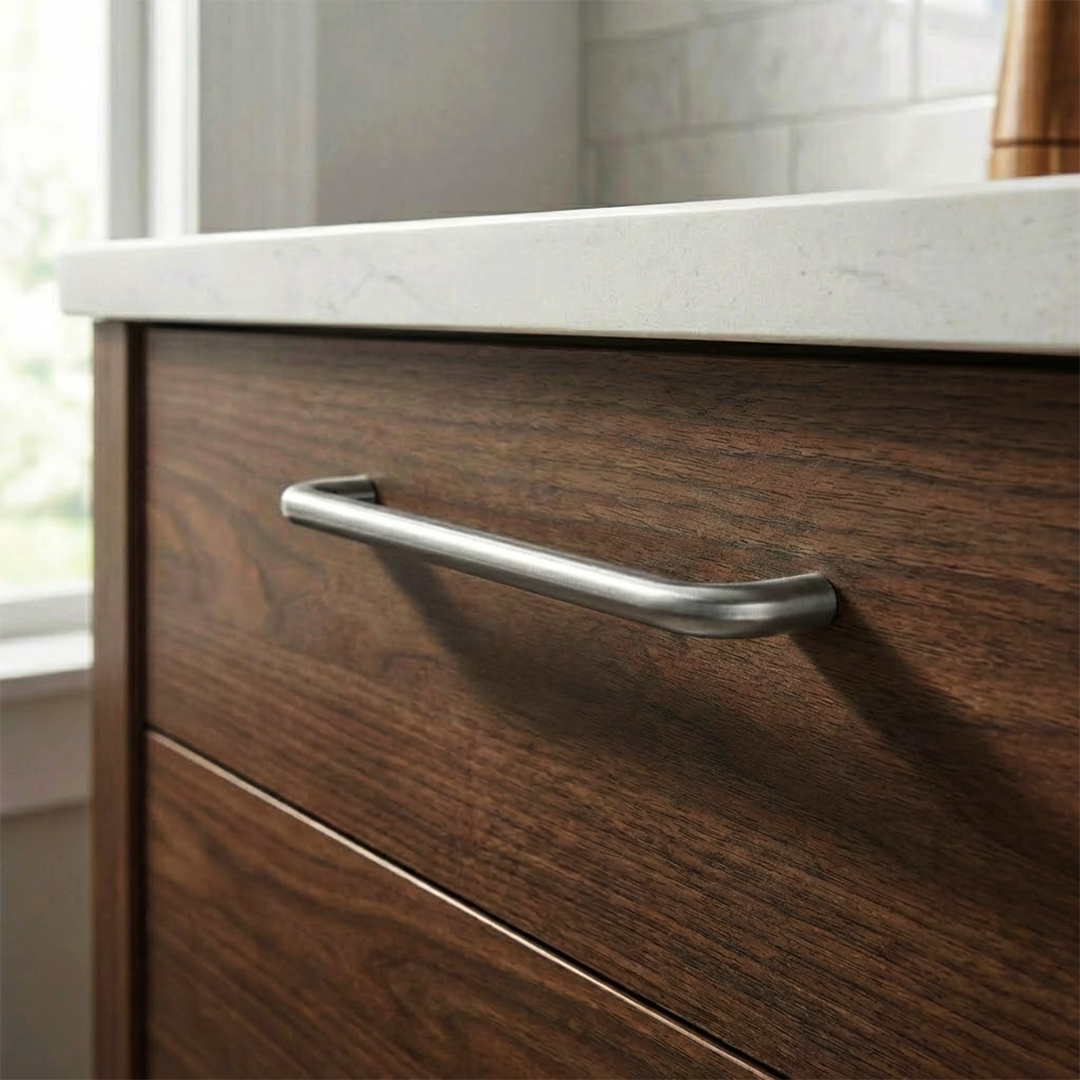 RYAN III Kulp mat krom 192mm