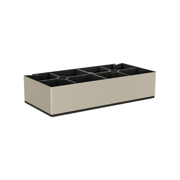 BOX Ayak köseli p. çelik renkli 70x40mm