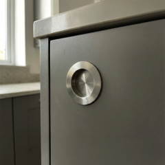 BAMBI II Gömme kulp, paslanmaz çelik renkli 50mm