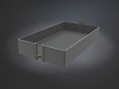 TANDEM SOLO Sepet 3lü,450,Arena Pure,antrasit