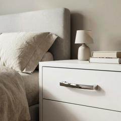 CHARLIE Kulp parlak krom 96mm