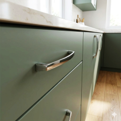 CHARLIE Kulp parlak krom 96mm