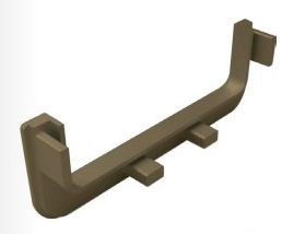 STRIATA-II-U Yan kapak set,antik bronz