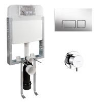 MATTO 01 Gömme rezervuar seti,p.krom