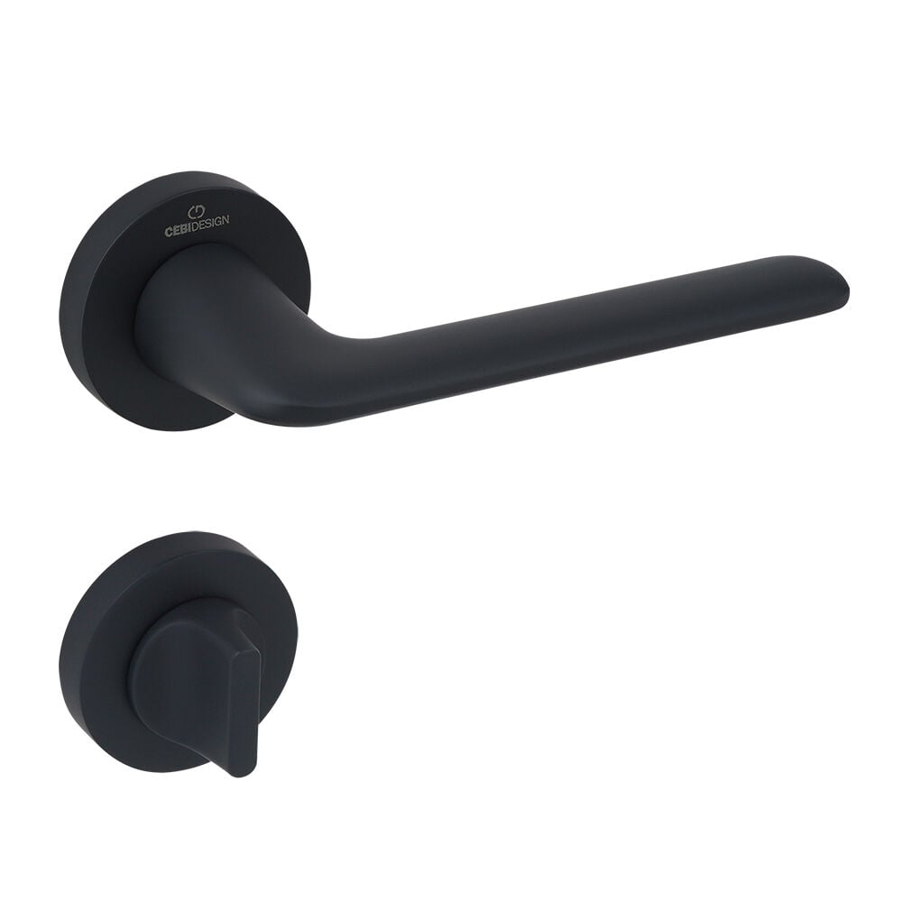Çebi A5222 PC24 NETA Kapı Kolu Siyah WC