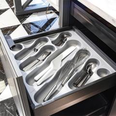 NUVOLA Çatal kasiklik, gümüs gri 55cm