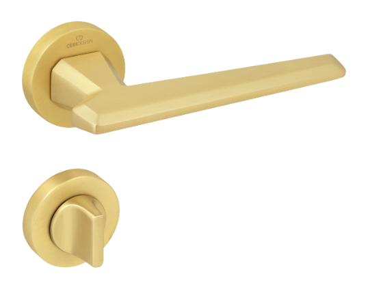 Çebi A5223 PC35 SINA Kapı Kolu Mat Altın WC