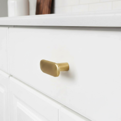 H2140 Dügme kulp mat altin 16mm