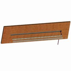 Gömme Profil LED aydin.nkl.mat,388x13mm