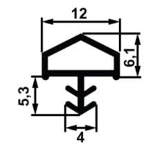 F05 yangin fitil,o.bas.çati,bej,12mm - 100 Metre