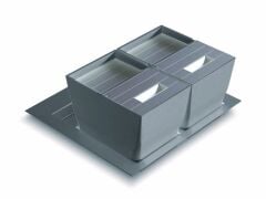 PREMIERE Çöp kutusu,antrasit,2x13L,600mm