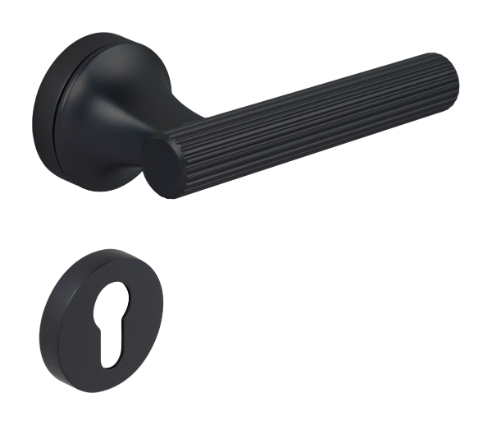 Çebi A5192-30 PC24 OXO-L Kapı Kolu Siyah Barelli