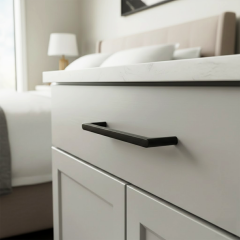 H2125 Kulp mat siyah 160mm