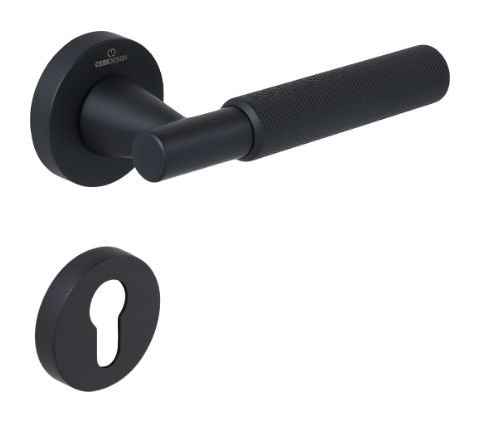 Çebi A5183-20 PC24 SOHO-K Kapı Kolu Siyah Barelli