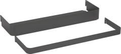 K-LINE side Bordürlü raf, antrasit