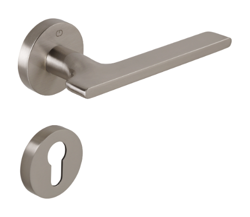 Çebi A5103 MP08 MİRA Kapı Kolu Fırçalanmış İnox Barelli