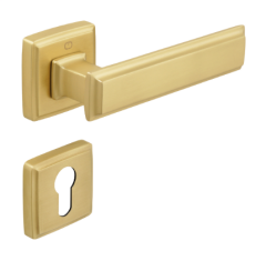 Çebi A5104 PC35 ROME Kapı Kolu Mat Pirinç Barelli